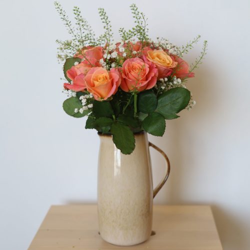 Bouquet de Rosas Coral